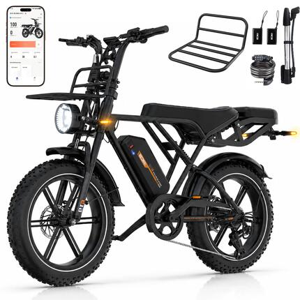 Vélos électriques VTT G19 20" pneus larges 250W 48V 1080Wh capteur de couple