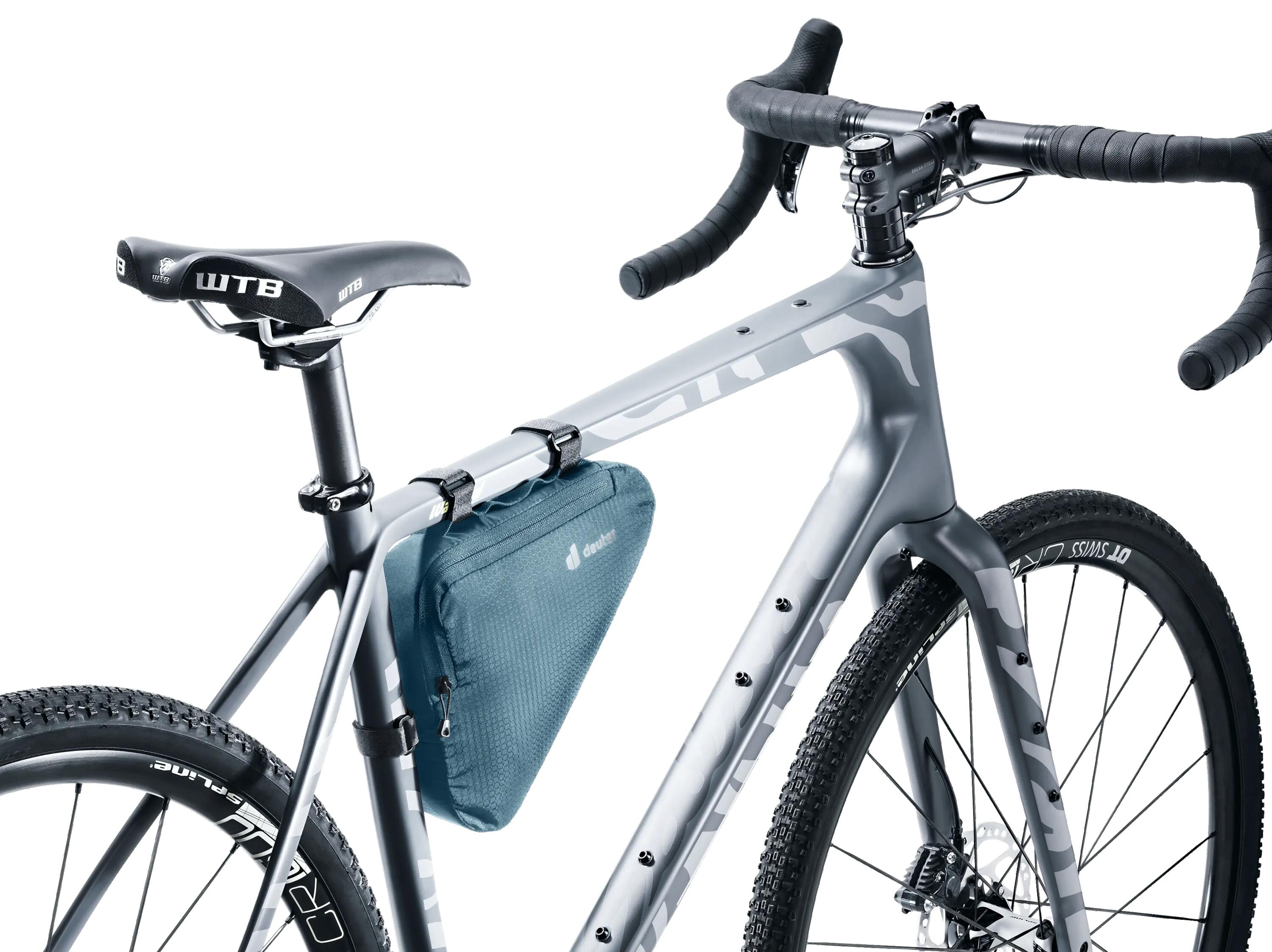 Sacoche - VTT - cadre - zippée, compacte, Triangle Bag 1.7 - atlantic 2/3