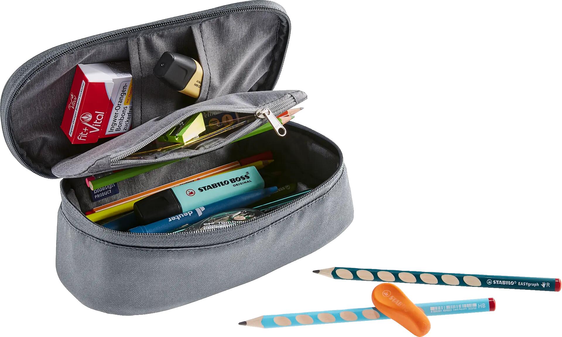 Astuccio scolaire - pratique et durable - noir 2/2