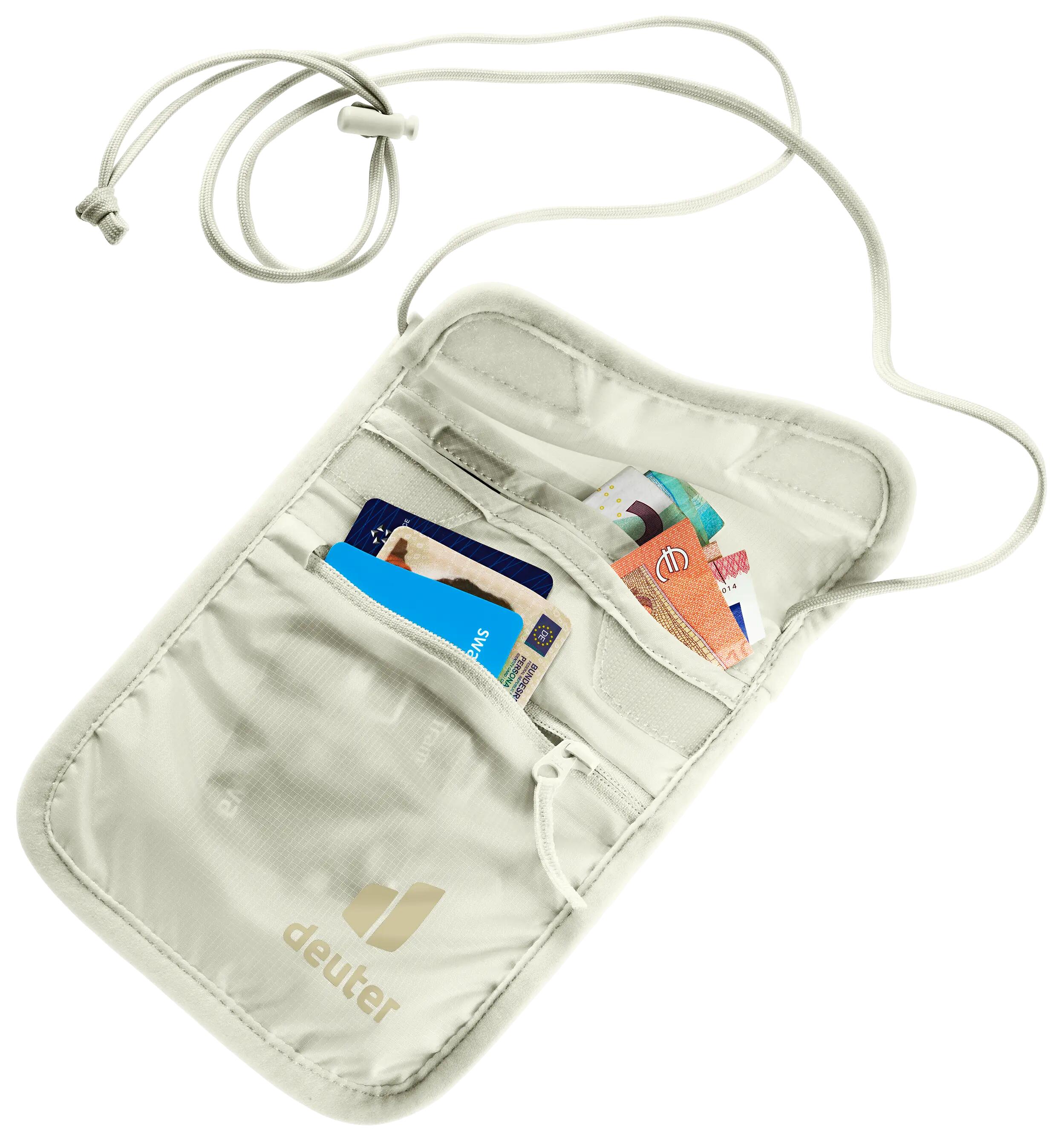 Unisex - Reiseaccessoires - Security wallet ii - grote, zachte - bone 2/3