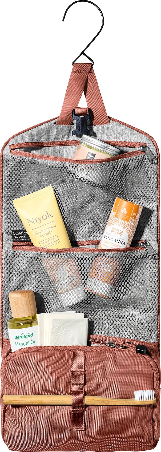 Unisex - kulturbeutel - wash bag i - kompakt aufhängbar - caspia 2/3