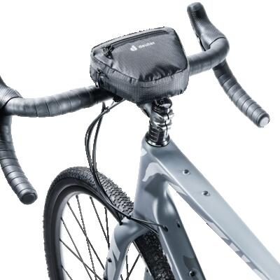 Tas - fietsen - unisex - front bag 1.2 - ritssluiting, reflecterend - zwart