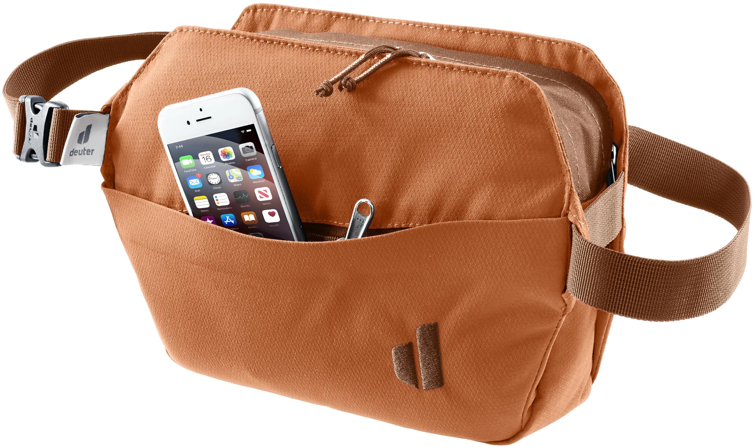 Unisex - reisen - crossbody - gepolstertes tabletfach - passway 2 - pecan-mocha 2/4
