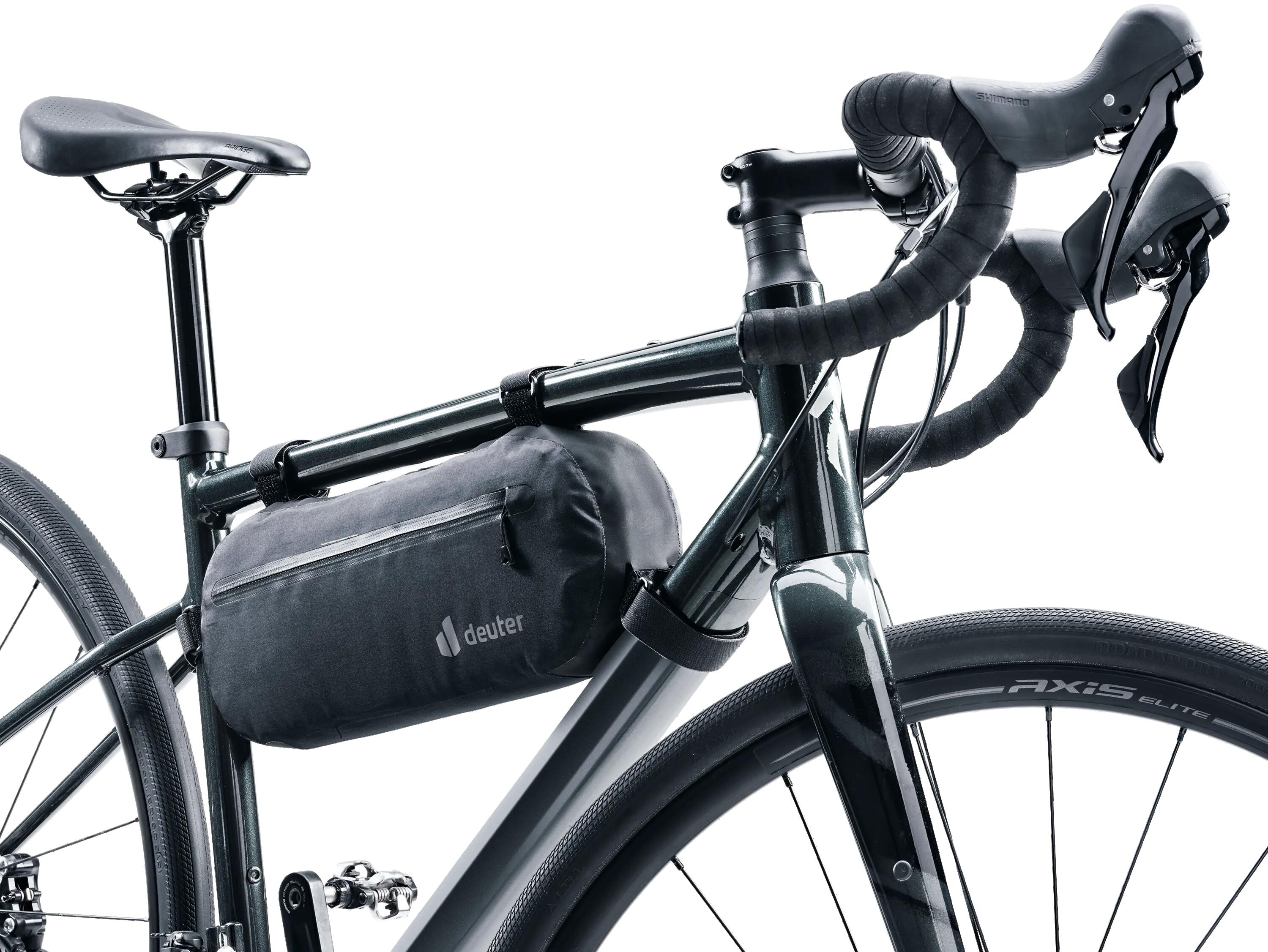 Sacoche cadre - cyclisme - imperméable, légère - fb 4 - noir 2/7