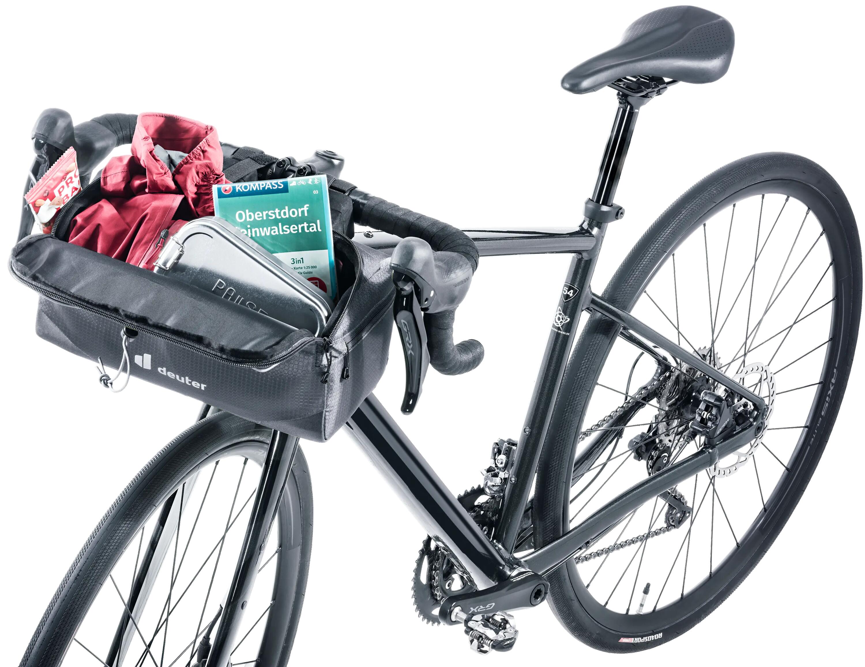 Sacoche guidon - vélo - unisexe - mondego hb 8 - noir 2/5