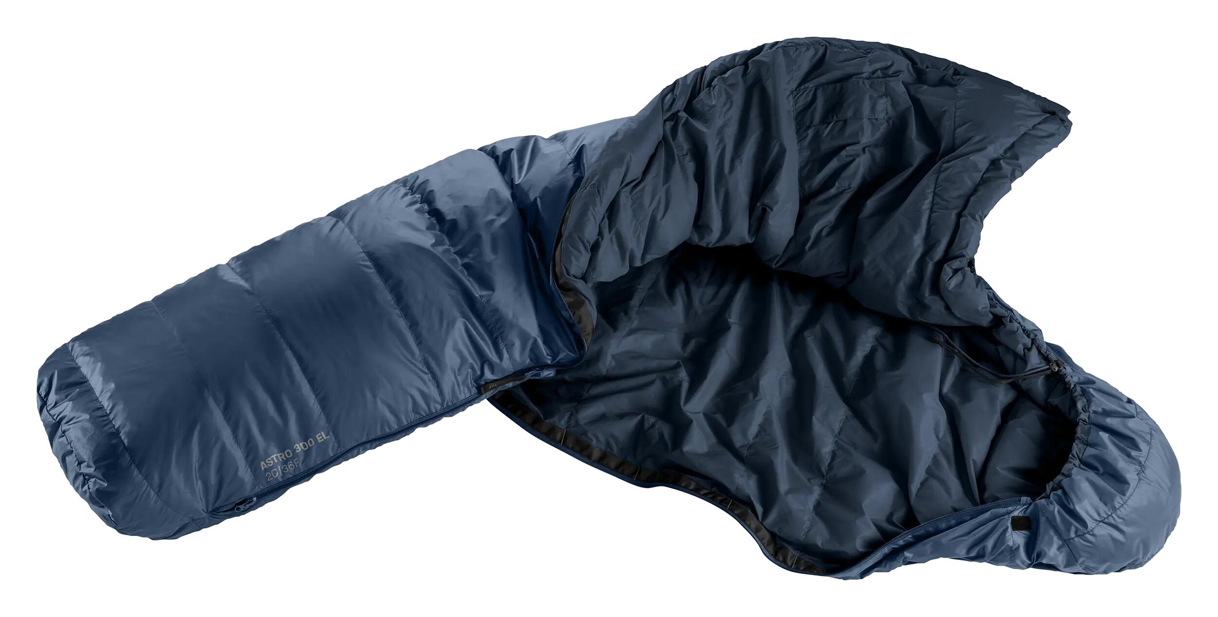 Bikepacking - daunenschlafsack - extra lang, warm, rds - astro 300 - marine-ink 2/7