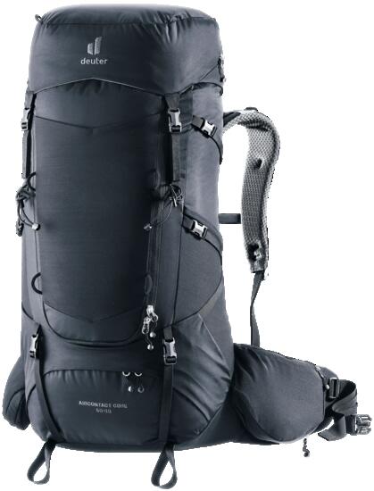 Unisex - trekking - rucksack - aircontact core 50+10 - schwarz