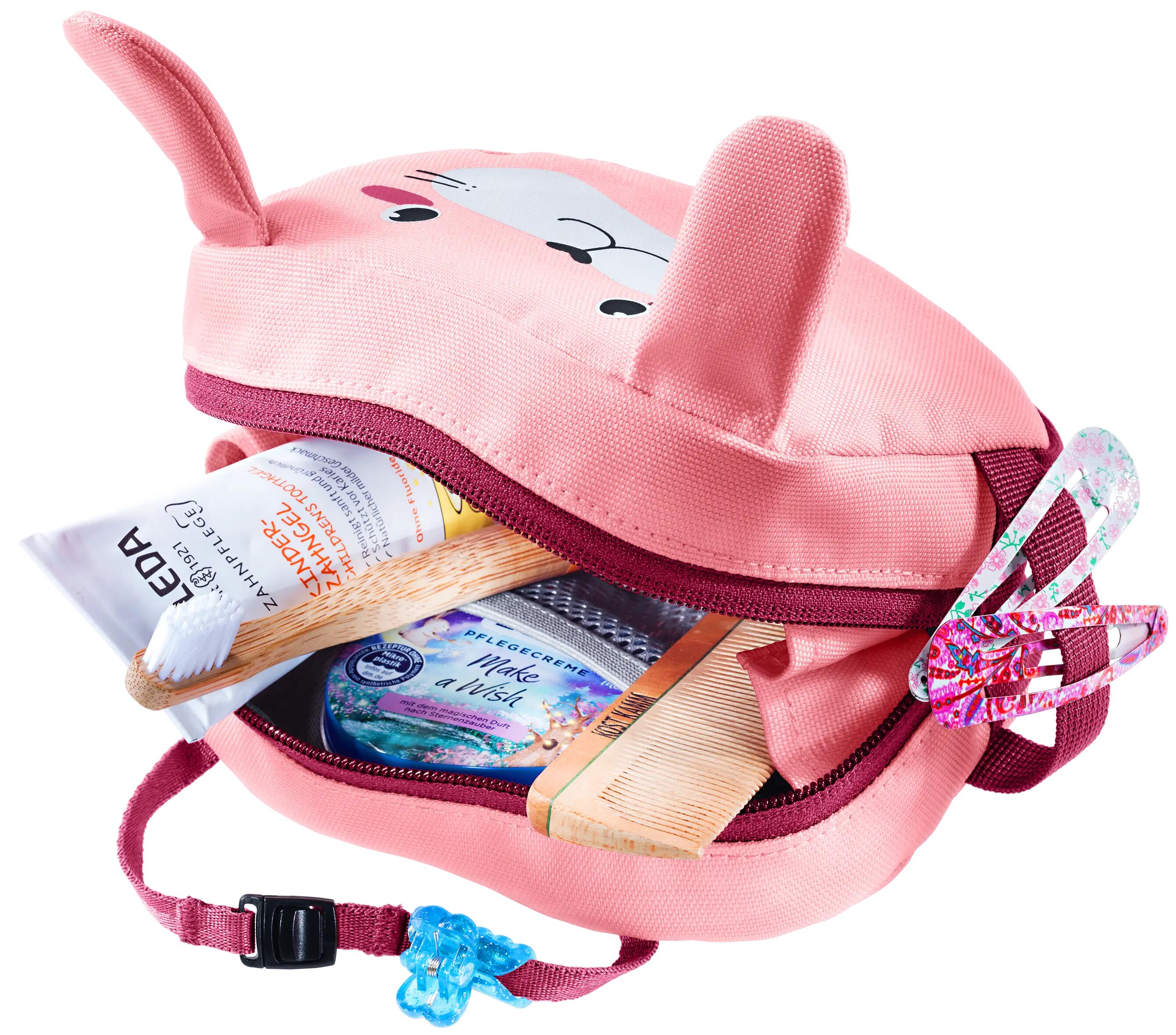 Trousse - Voyage - Enfants - Spacieuse, motif animalier - blossom-raspberry 2/3