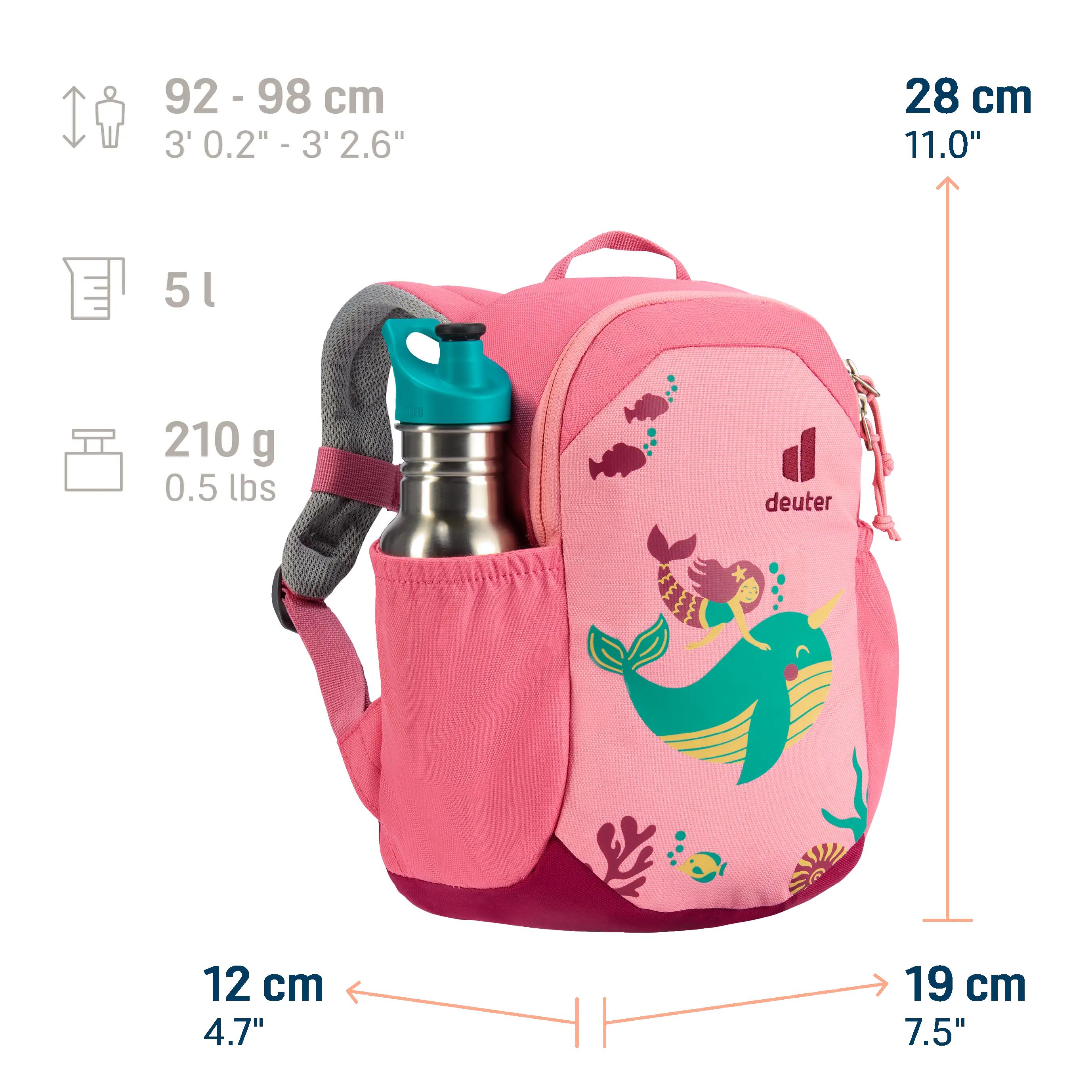 Kinder - kindergarten - rucksack - gepolstert, 5 l - pico - blossom-dahlia 2/12