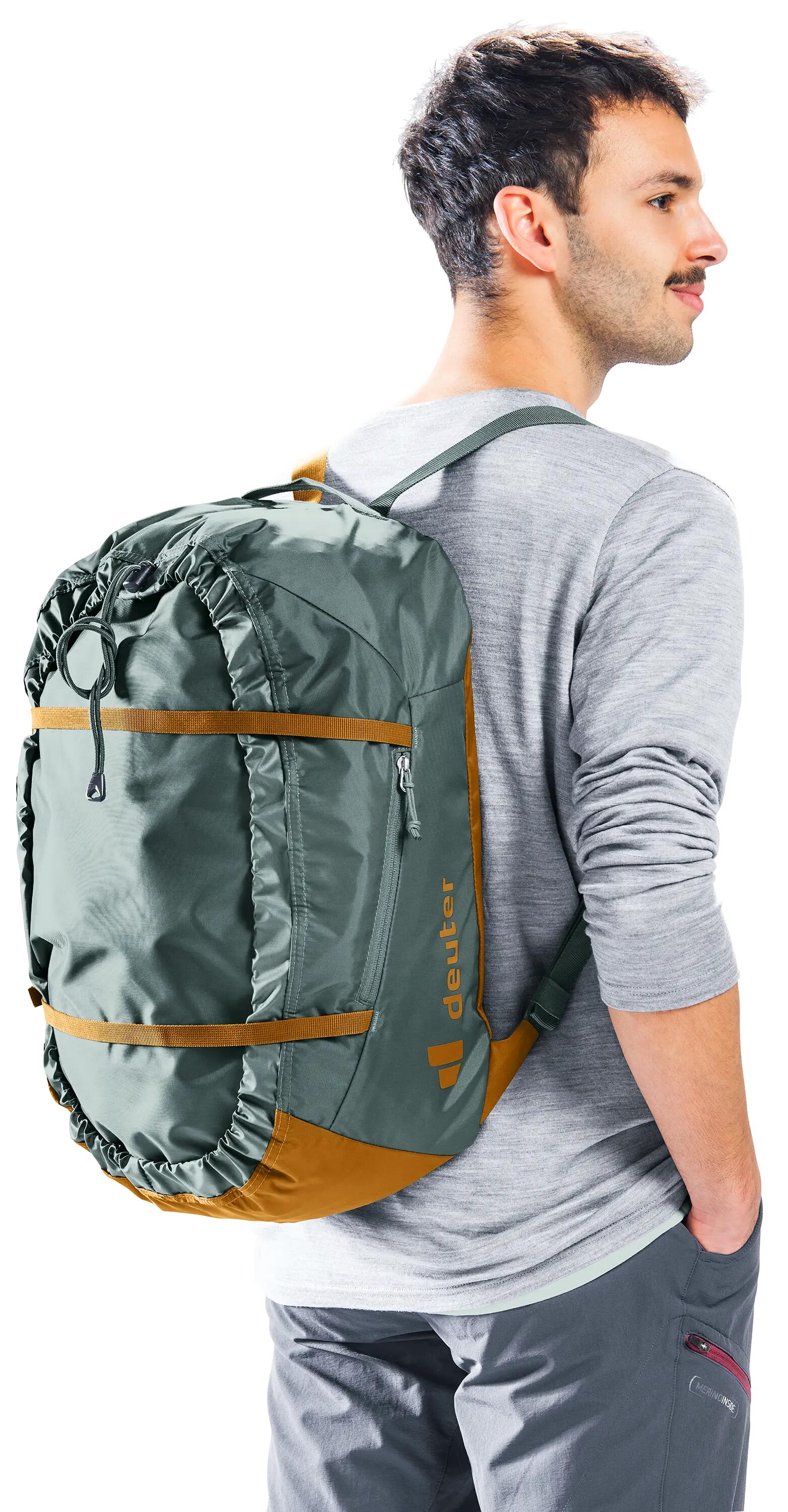 Torba na linę z płachtą Deuter Gravity Rope Bag - teal/cinnamon 2/6