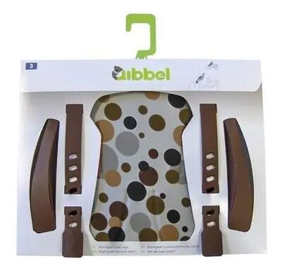 Luxe qibbel stylingset achter dots bruin