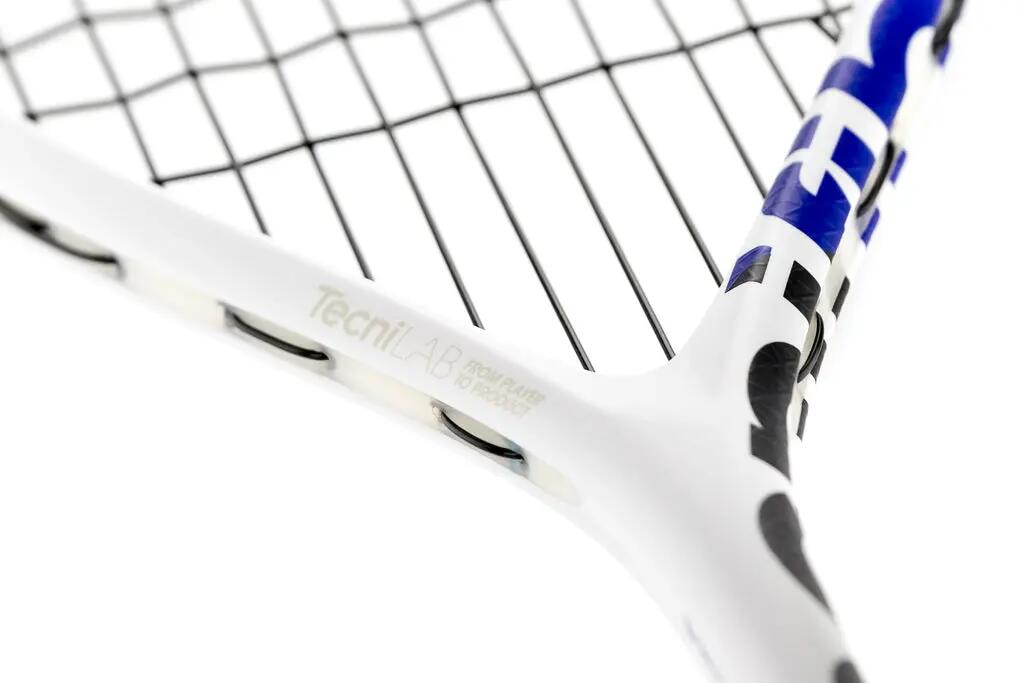 Carboflex 130 X-Top (2022) Volwassenen Squashracket - Wit/Zwart/Blauw 5/7