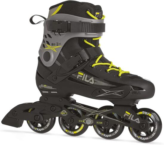 Roller Fila houdini noir/gris/lime T41