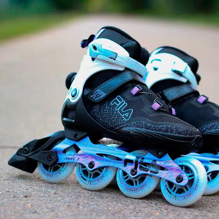 Inline fitness skates voor dames LEGACY QF LADY Zwart 5/5