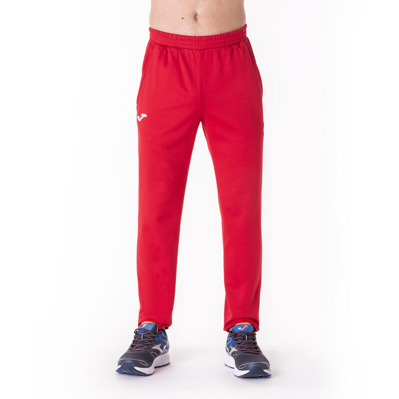 Pantalón Largo Fútbol Hombre Joma Cleo II Rojo