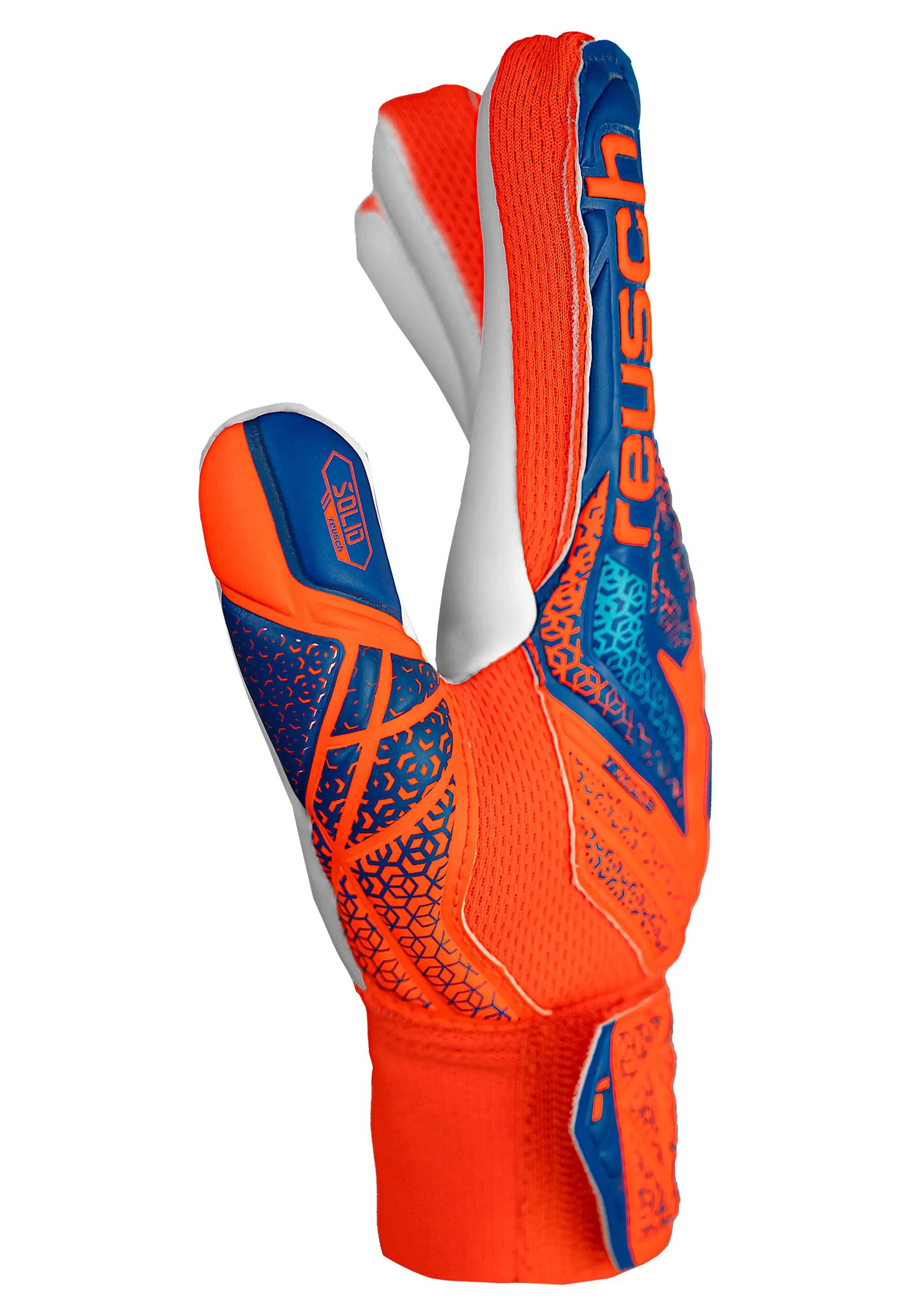 REUSCH Gants de gardien de but Attrakt Starter Solid Finger Support Junior 4/7