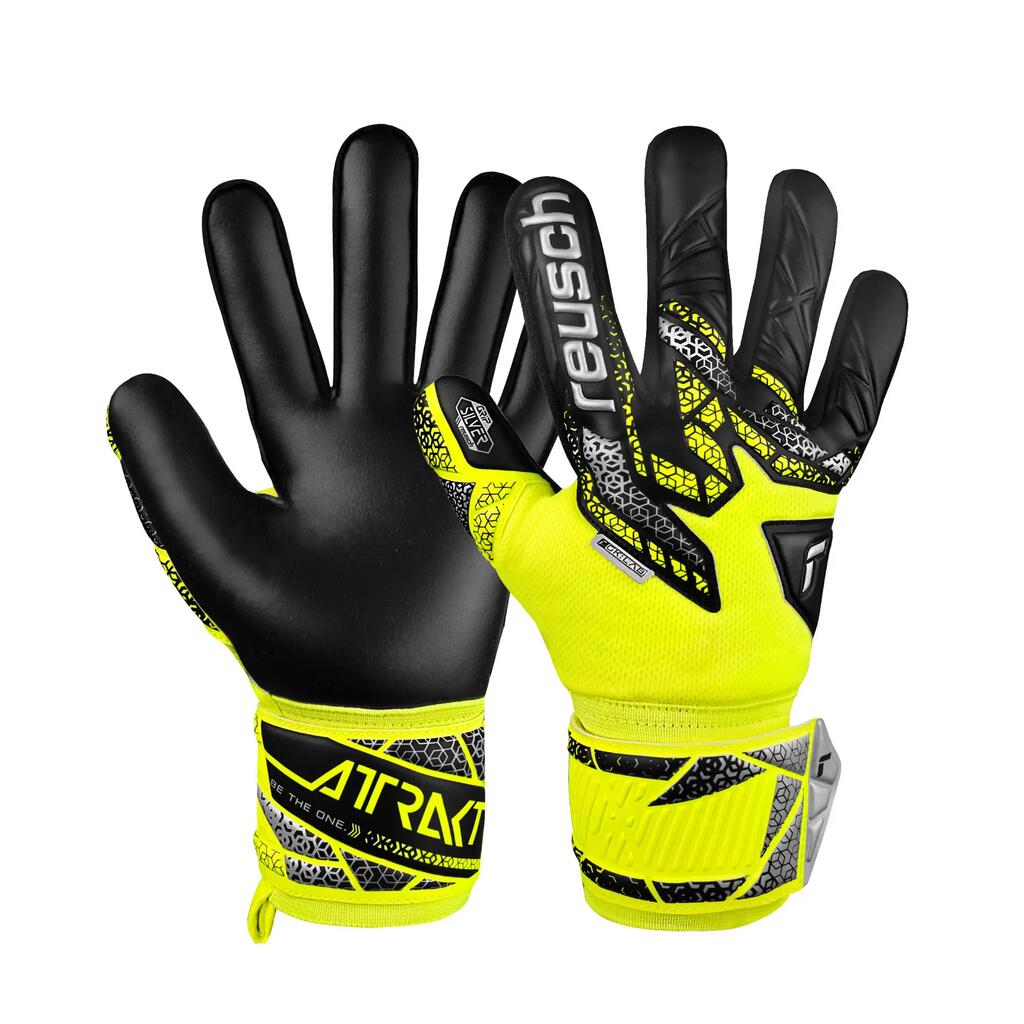 Reusch Attrakt Silver Goalkeeper Gloves