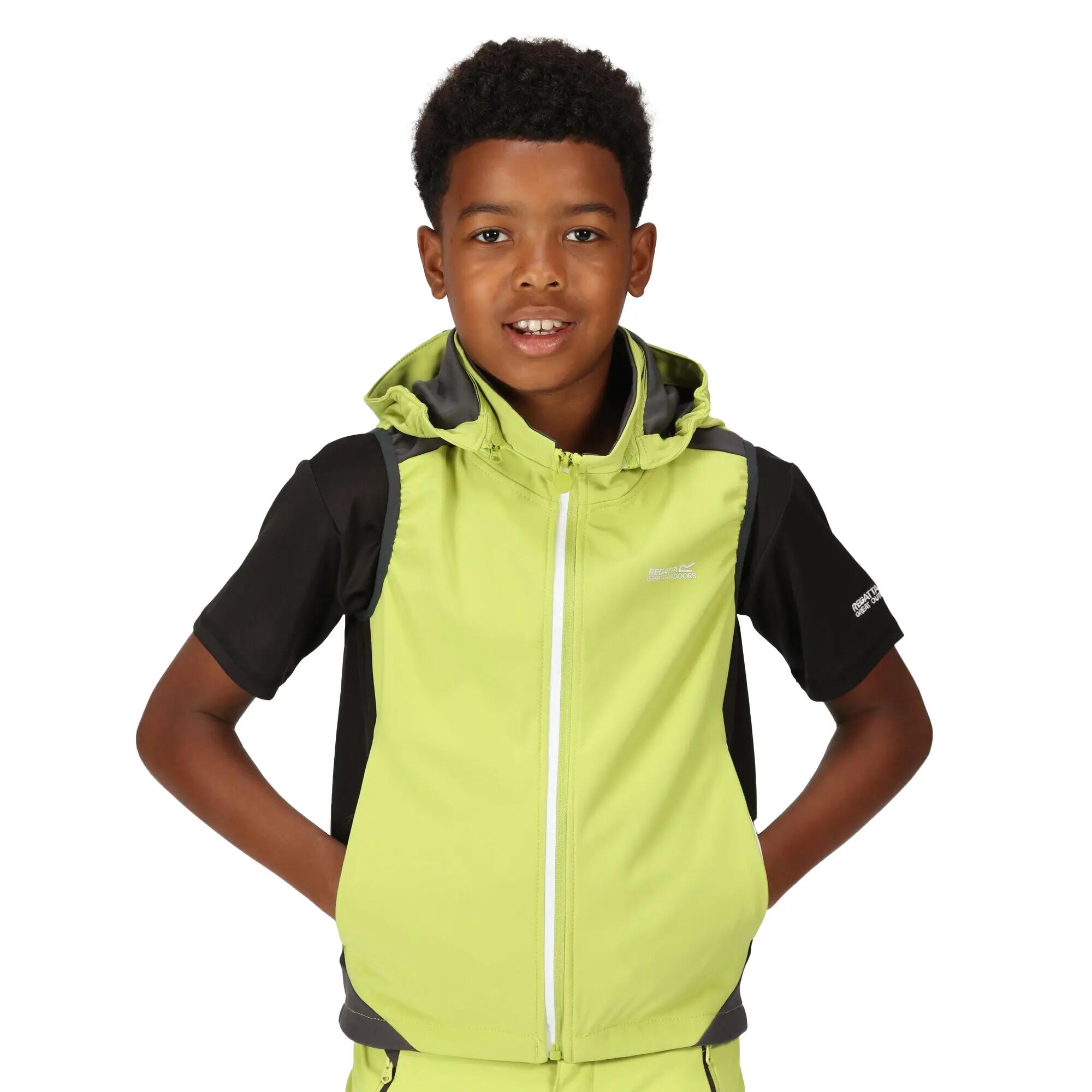 Veste Sans Manches ACIDITY Enfant (Vert Algue / Gris Phoque) 7/7