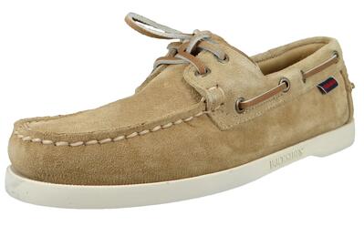 Docksides Portland Scarpe da barca uomo beige cammello