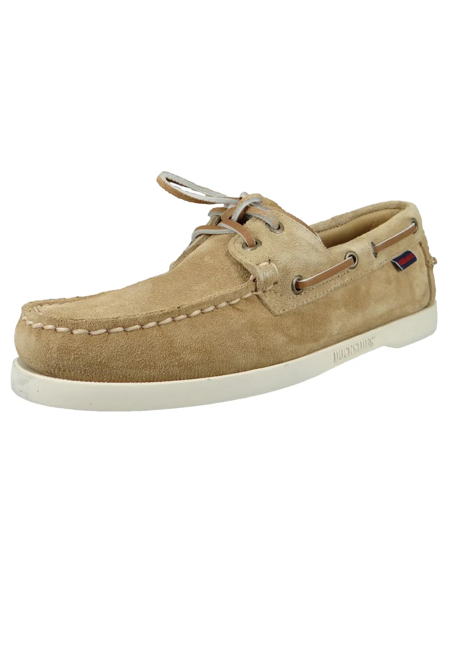 CHAUSSURES BATEAU POUR HOMME EN SUEDE DOCKSIDES PORTLAND FLESH OUT 2/6