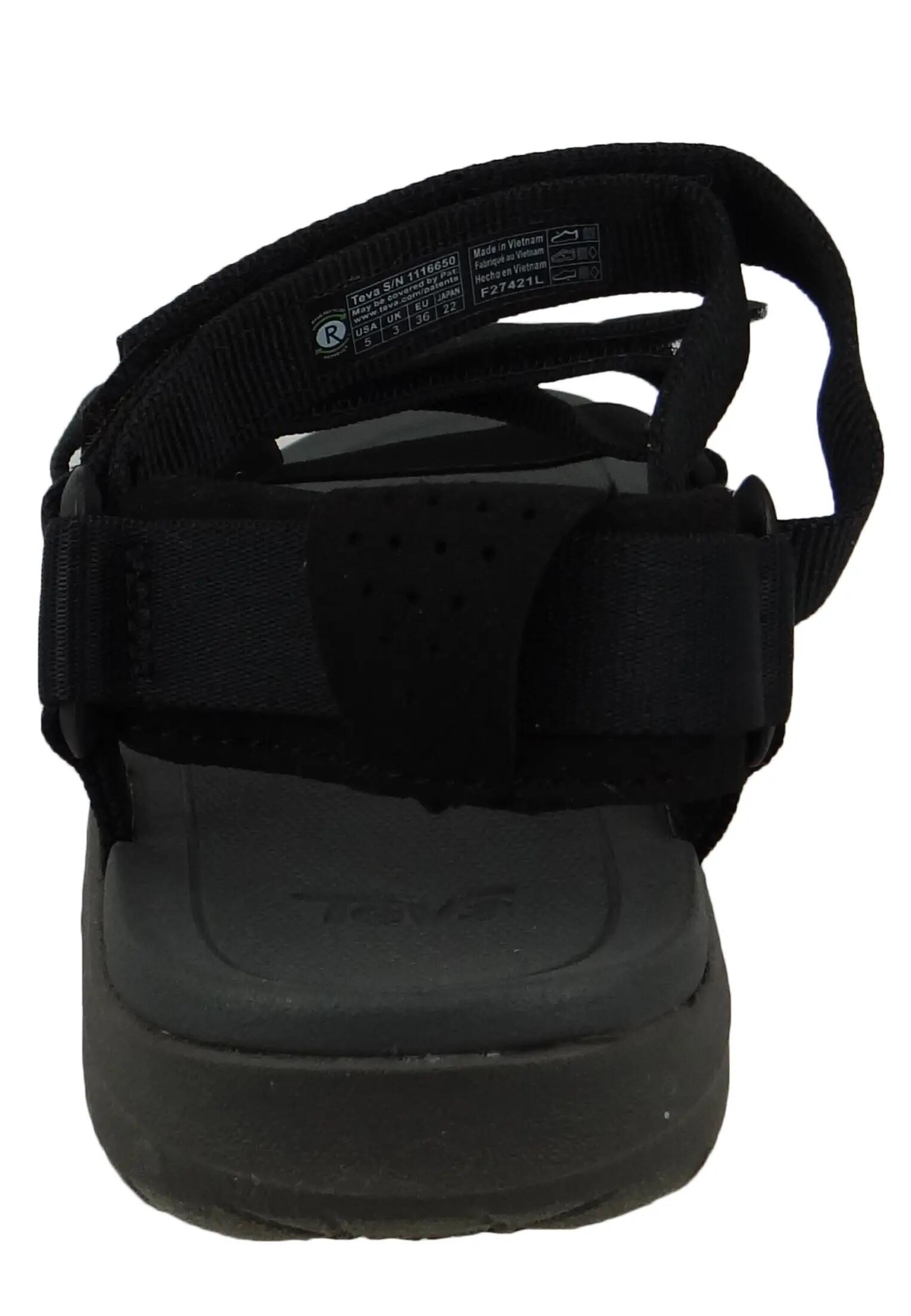Sandales Teva Modèle W Sanborn Mia Couleur Noir 3/6