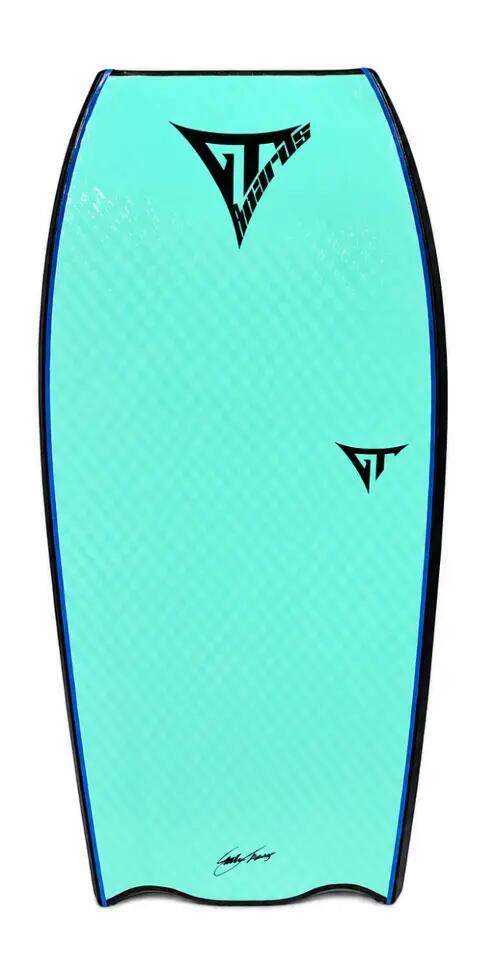 Bodyboard GT Mega-T Dunkelbraun/Türkis 41,5 3/3