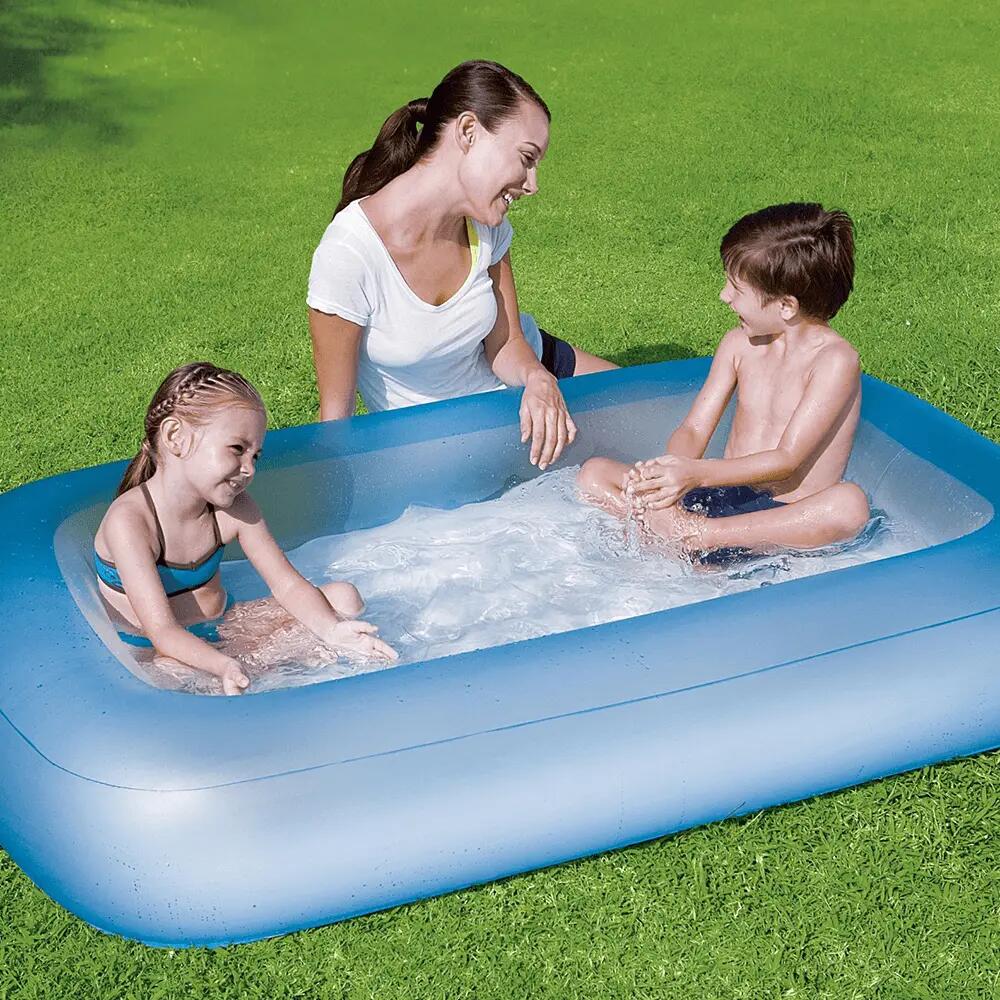 Bestway Baby zwembad aquababes 165x104x25 cm | blauw 4/7