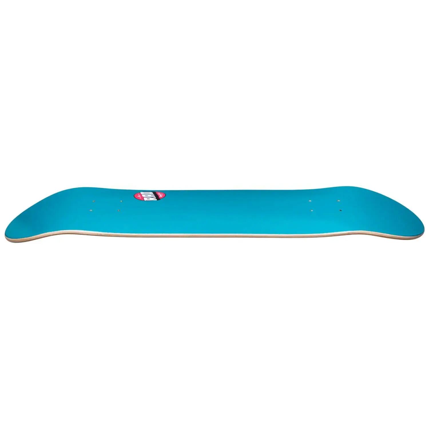 RAD Blank Logo Skateboard Deck - 8" - Teal 3/3