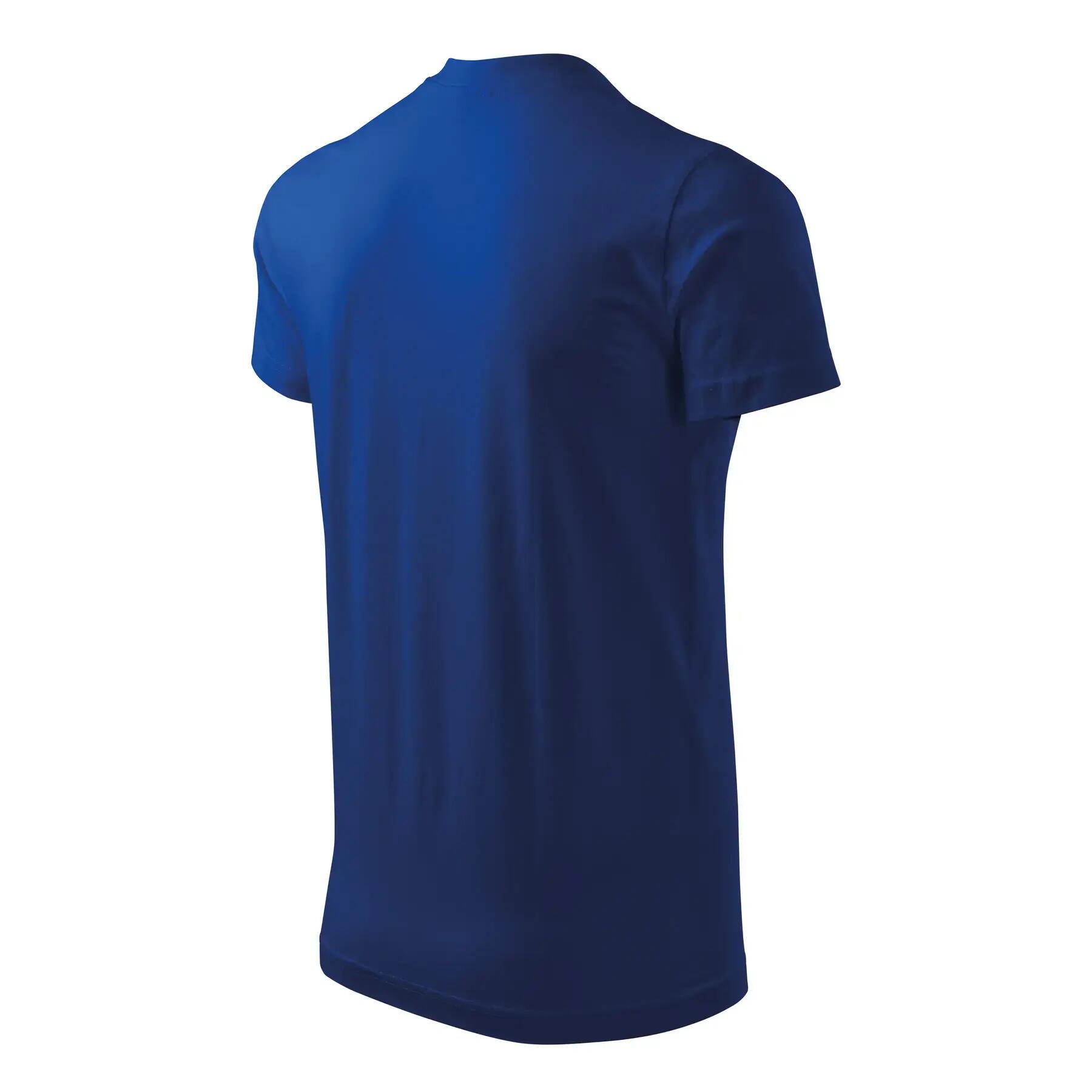Maglietta Pesante Scollo A V Adulto Unisex Adler Blu 4/5
