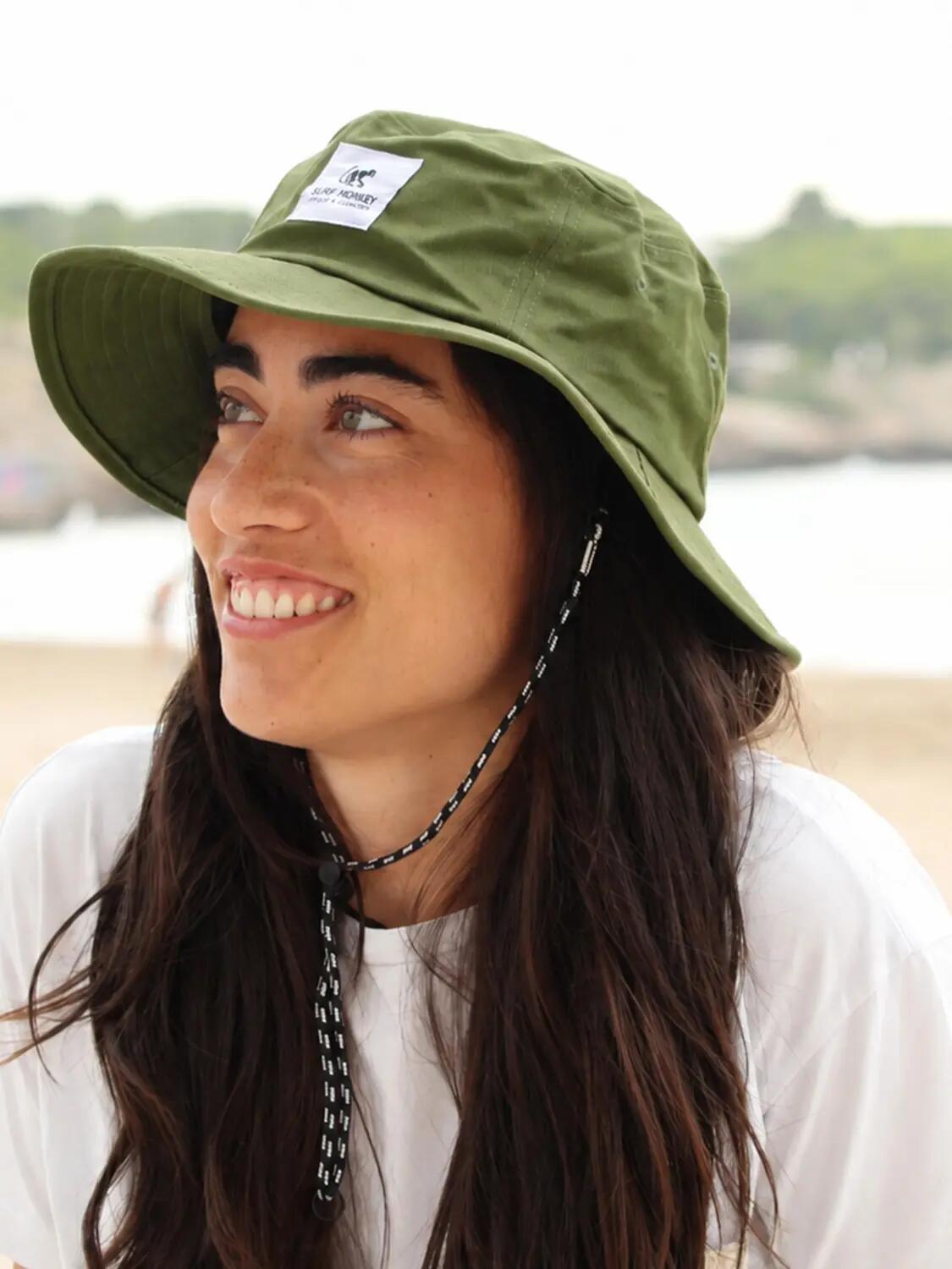 Sombrero Senderismo - Trekking - algodón -  Adulto / Talla única (Oliva) 3/5