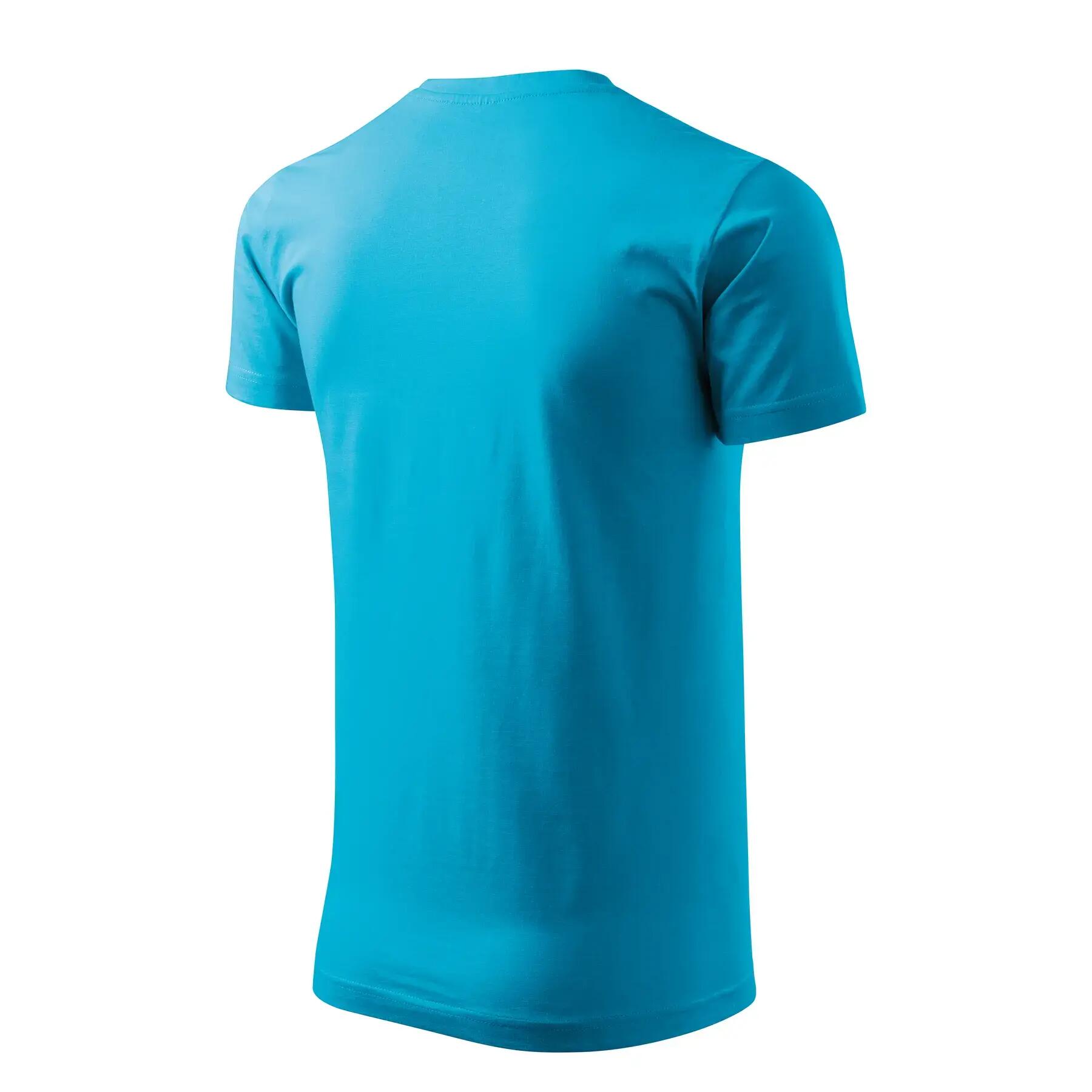 Tshirt BASIC Homme (Turquoise Vif) 5/5