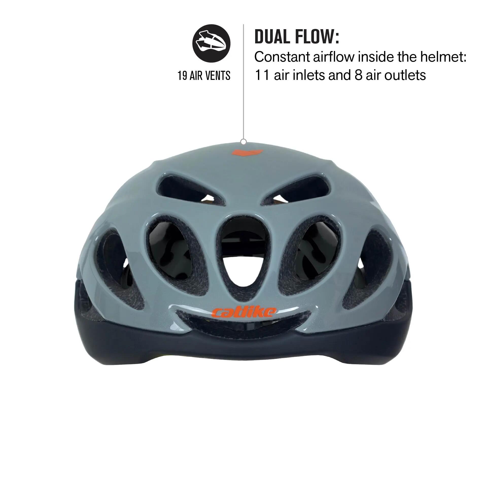 Straßenradhelm Vento MIPS Grau/Schwarz 3/11