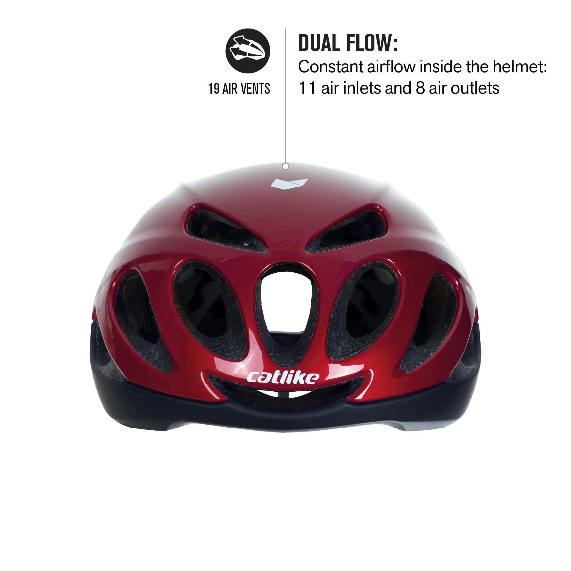 Straßenradhelm Vento MIPS Rot/Schwarz 3/11