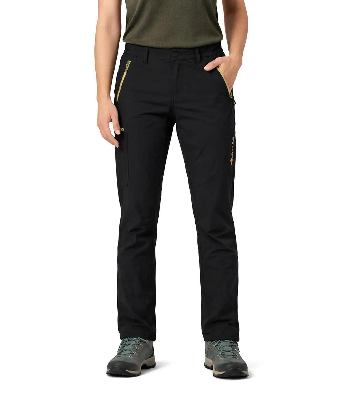 Pantalón de Montaña Ligero de Escalada y Trekking Civetta Unisex Negro 4/4