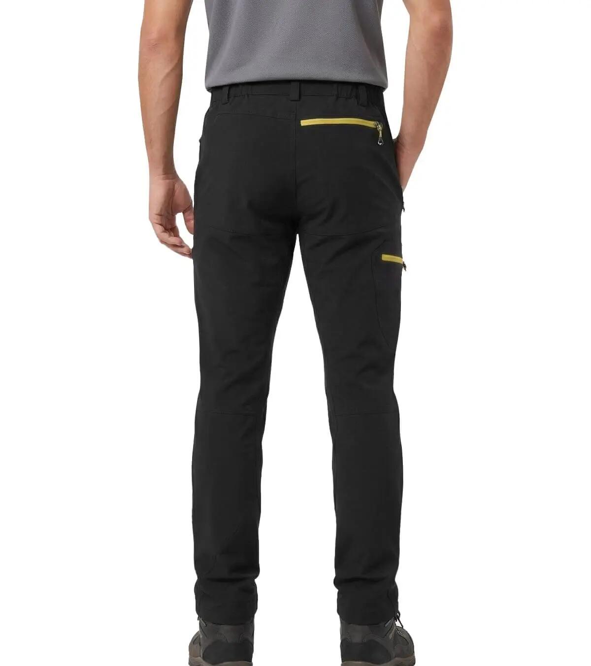 Pantalón de Montaña Ligero de Escalada y Trekking Civetta Unisex Negro 2/4