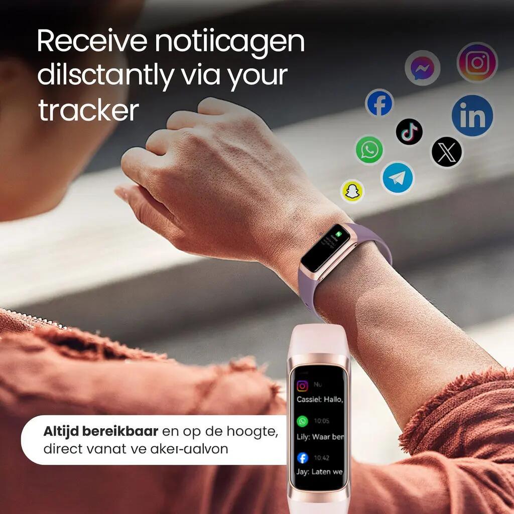 Smartwatch Vitéa – Hartslagmeter en 2 Bandjes 2/11