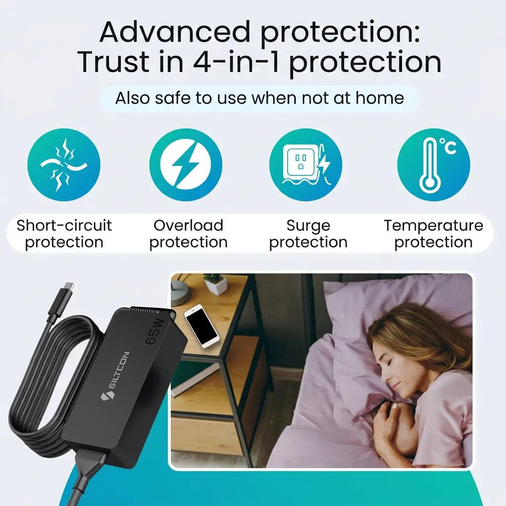 Laptopoplader USB-C 65W – 3m Kabel 4/14