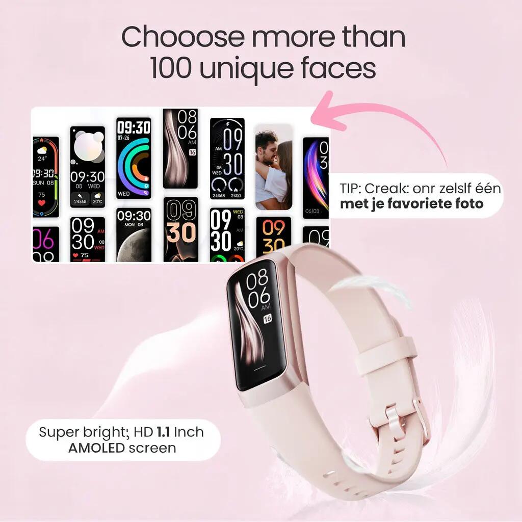 Smartwatch Vitéa – Hartslagmeter en 2 Bandjes 6/11