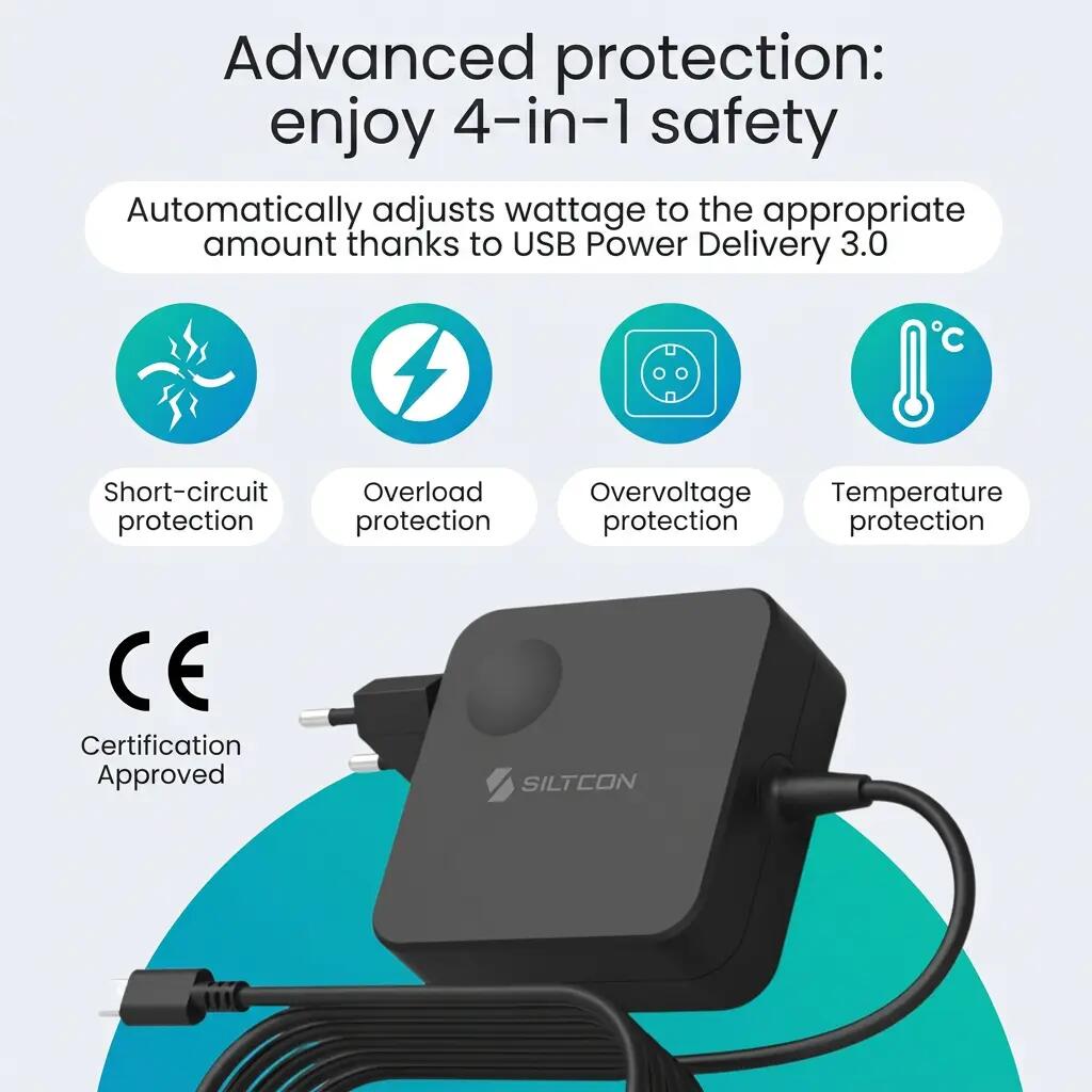 Oplader USB-C 100W V2 – Laptop, Tablet en Telefoon – 2m Kabel 10/11