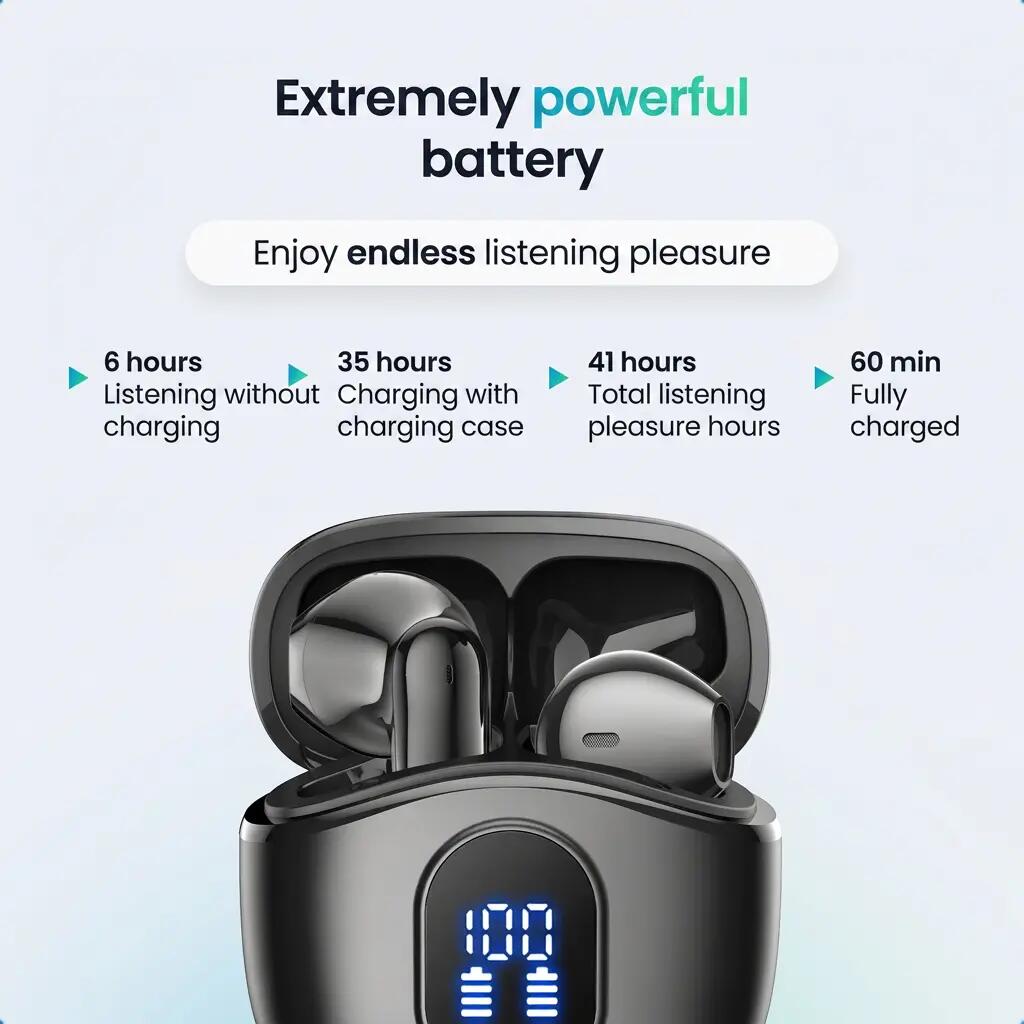 Oordopjes SoundWave Pro 4 – ENC en Bluetooth 5.4 – Zwart 9/11