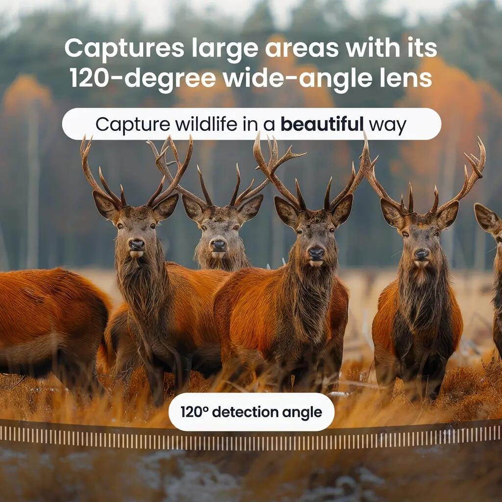 Wildcamera 4K 60MP - WiFi - Nachtzicht - 128GB SD 8/13