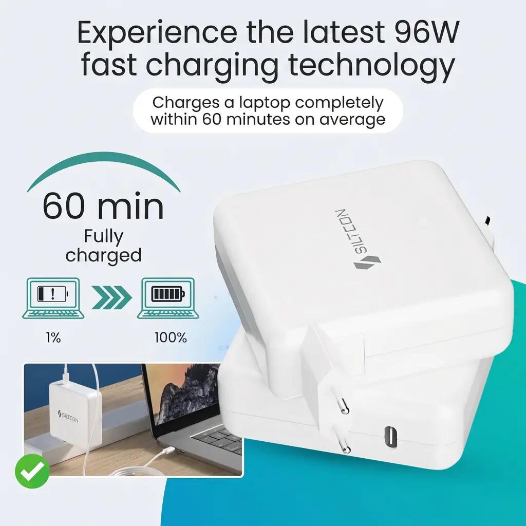 Oplader USB-C 96W – Laptop, Tablet en Telefoon – 2m Kabel 6/9
