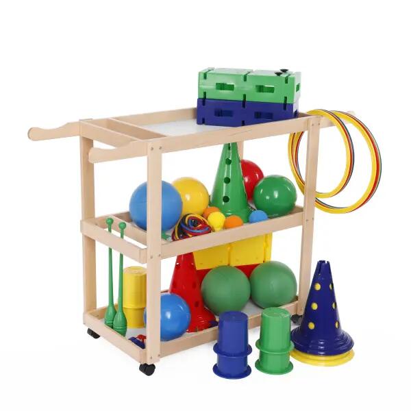 KIT PER PALESTRA COMPLETO DI CARRELLO 3/6