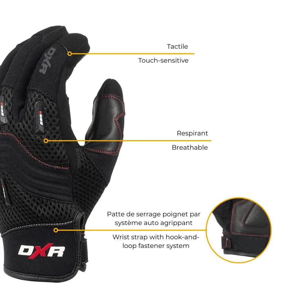 Gants moto homologués CE BRAPP EVO 4/7