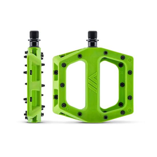 Paar DMR V11 Flat Pedalen Groen