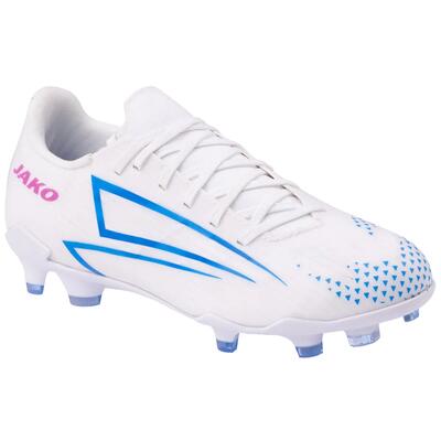 Schoenen - voetbal - kinderen - rs89 - stevige, fg/ag zolen - wit/rood/blauw