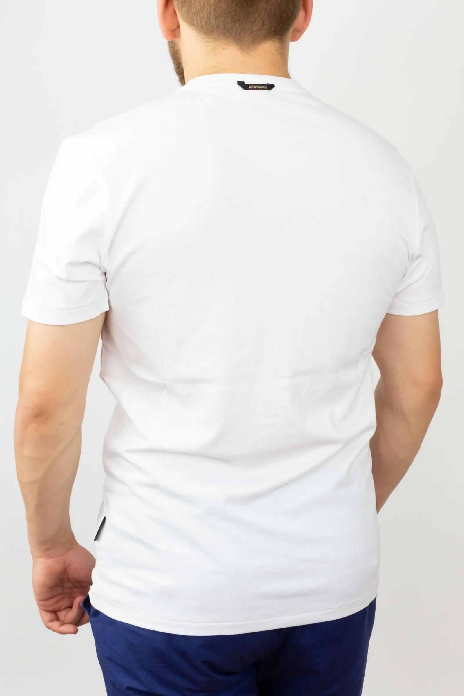 Napapijri Camiseta S-turin Blanco 3/4