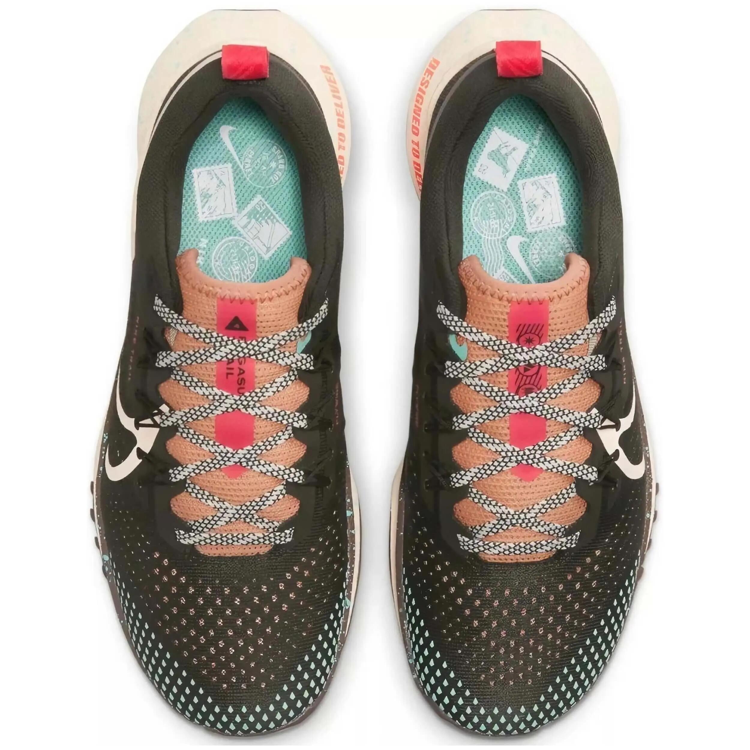 Nike React Pegasus Trail 4 Dark Pony Picante Red Earth Sail (Women's) — foto 4