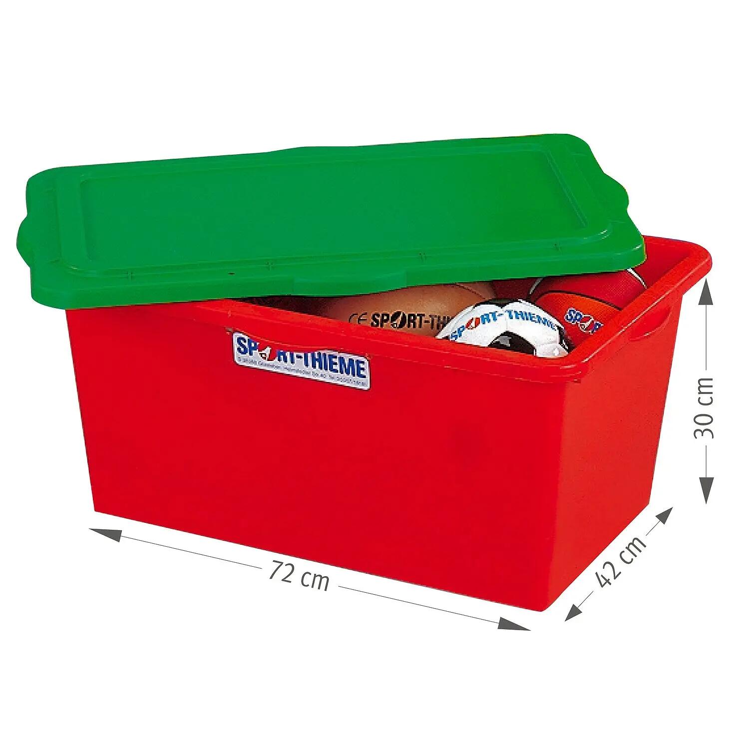 Storage Box 90 Liter Red Leichtathletik Unisex 2/4