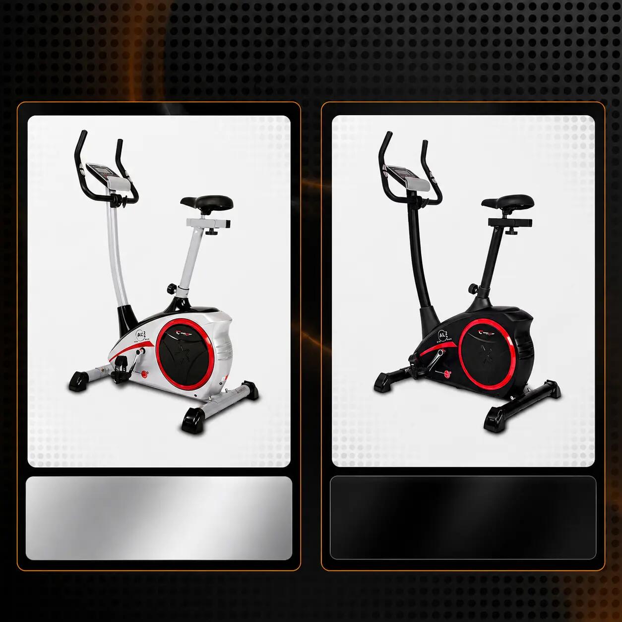 Vélo d'appartement - 9kg frein magnétique - inusable - 150kg - AL 2 - silber 6/9
